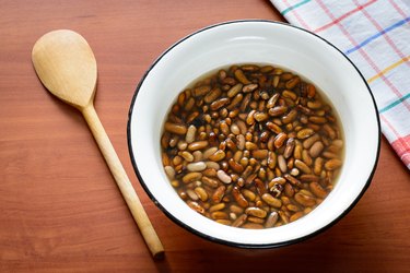 Brown Beans in Water