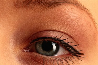 Woman' s eye, close up