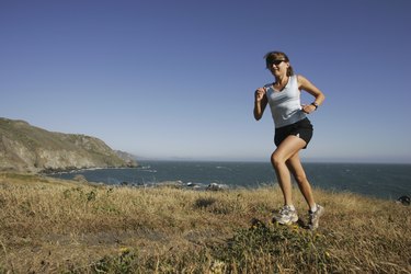 Woman running