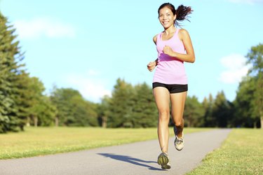 Sport fitness woman running