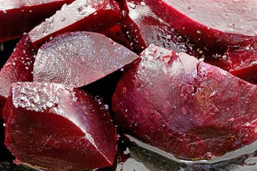 cooked vegetables beets