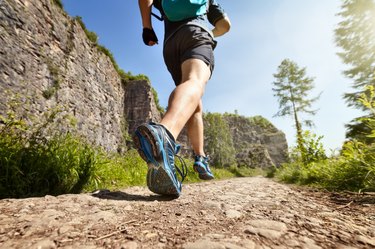 Healthy trail run