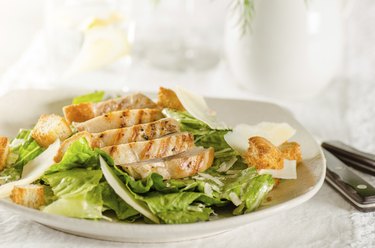 Chicken Caesar salad