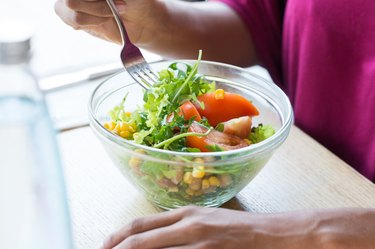 Fresh salad in a bowl