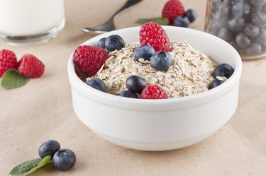 Cereal with berries