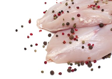 fresh raw chicken breast