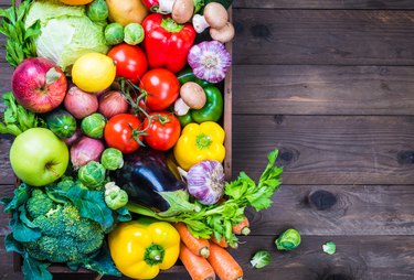 A colorful assortment of fruits and vegetables