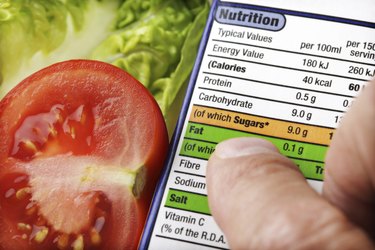 Nutritional label