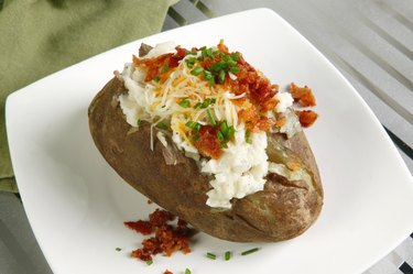 plain baked potato clip art