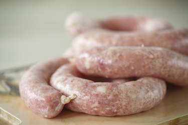 home-made sausage