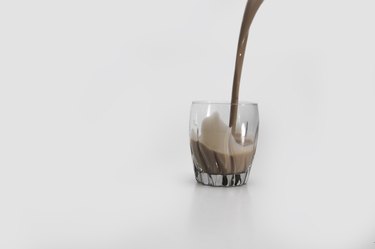 Glass of Chocolate Milk