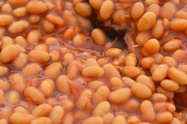 Image of beans on toast, a traditionally english snack