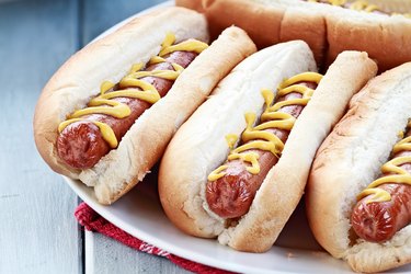 Hotdogs with Mustard