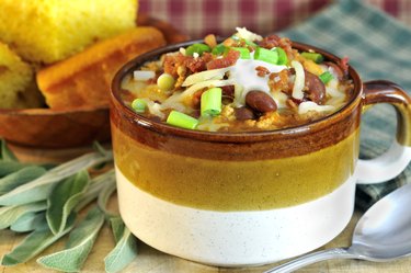 Chipolte Turkey Chili Serving