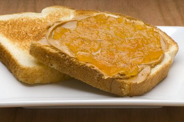 Peanut Butter and Jam on Toast