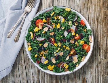 Chopped kale salad