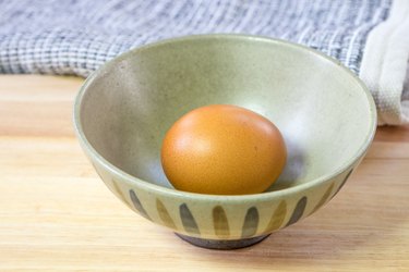 boiled eggs in Japanese Bowl