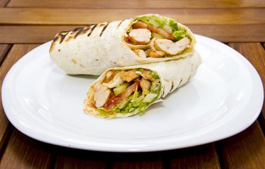 Doner kebap - Chicken Salad Sandwich Wrap