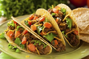 Homemade Ground Beef Tacos