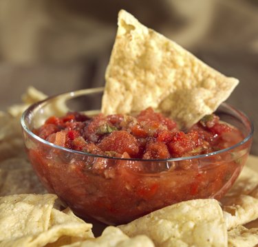 salsa and chips