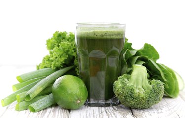 Healthy green juice