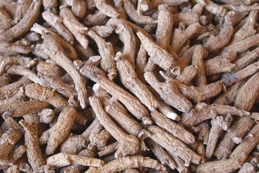 Dry ginseng