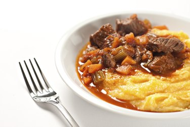 Polenta and stew