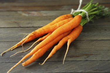 bundle of baby carrots