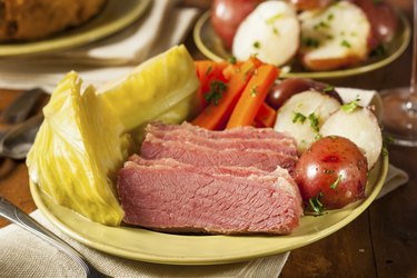 Homemade Corned Beef and Cabbage