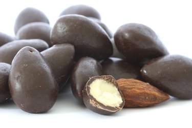 Almond in chocolate