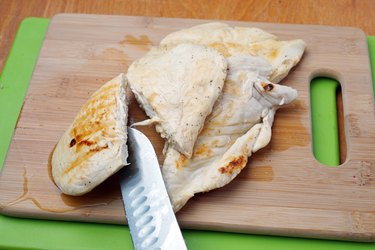 Using Boneless, Skinless Chicken Breasts from a Slow Cooker for a Meal