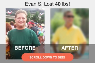Evan lost 40 pounds and dramatically improved his health.