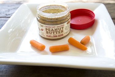 Crunchy Salted Peanut Butter With Flax and Chia Seeds Trader Joe's Grocery list
