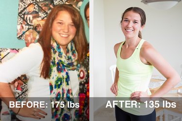 Michelle lost 40 pounds and avoided the Freshman 15 with the help of LIVESTRONG.COM's MyPlate app.