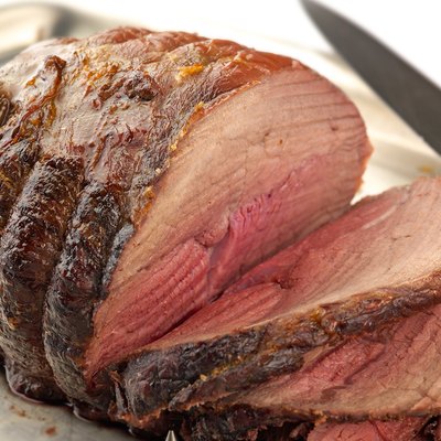 A slow cooker sirloin tip roast