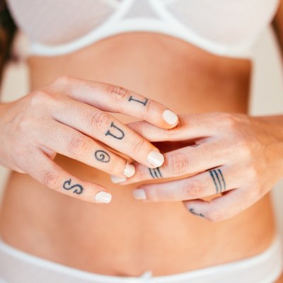 woman in underwear