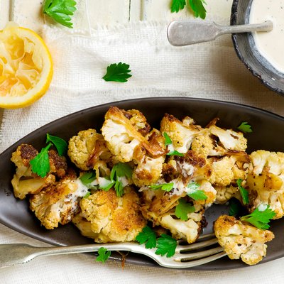 Roasted Cauliflower dish with Parsley