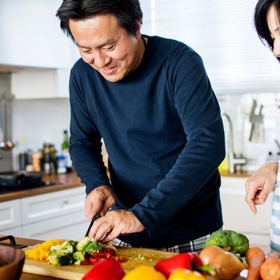 vegan weight loss cutting vegetables for a vegan diet