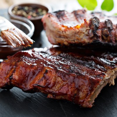 Barbecued pork ribs