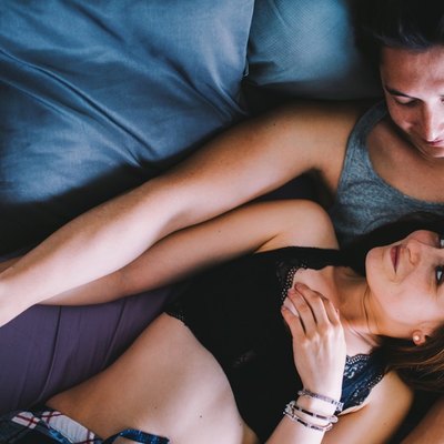 couple in bed