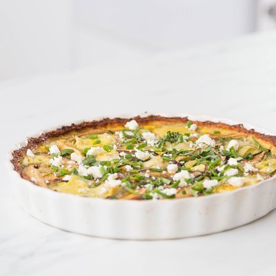 cauliflower crust quiche