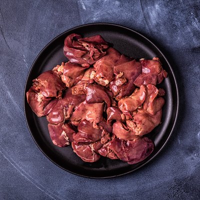 Raw chicken liver