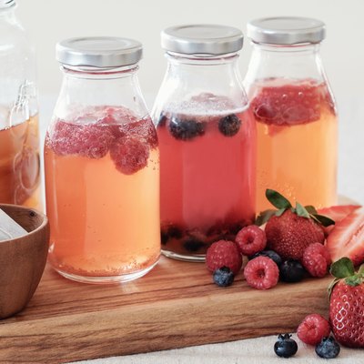 Kombucha fermented fruit tea