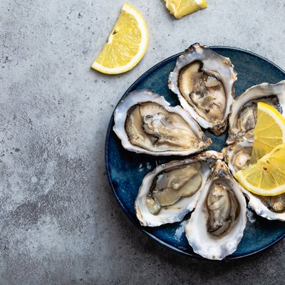 Fresh Opened Oysters