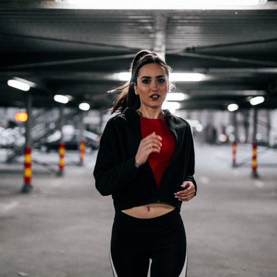 Running outdoors