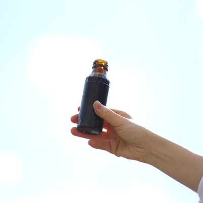 Woman Hand Holding Energy Drink