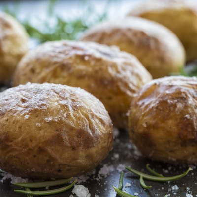 Baked potatoes