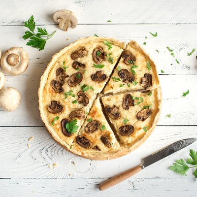 Mushroom Quiche Pie