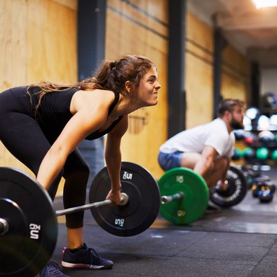 Intensive training gym in Barcelona fitness and sport concepts.