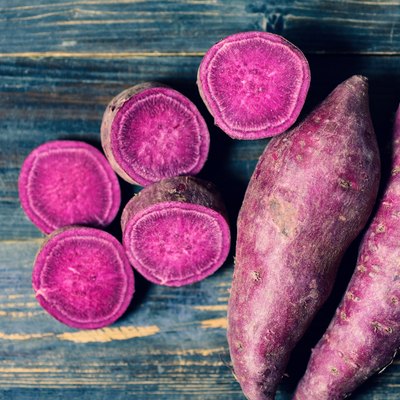 Purple sweet potatoes